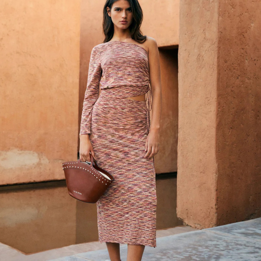 Falda Midi Tejida - T.L