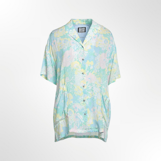 Blusa Guayabera Print Floral - T.XS/S