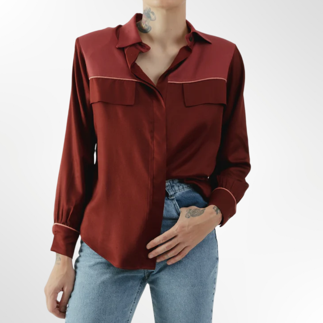 Camisa Burdeo - T.M