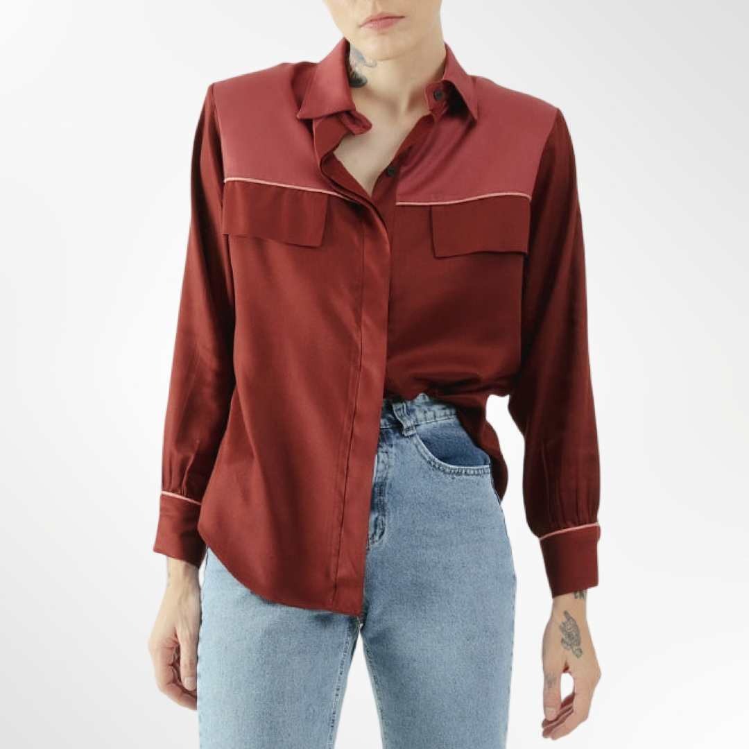 Camisa Burdeo - T.M