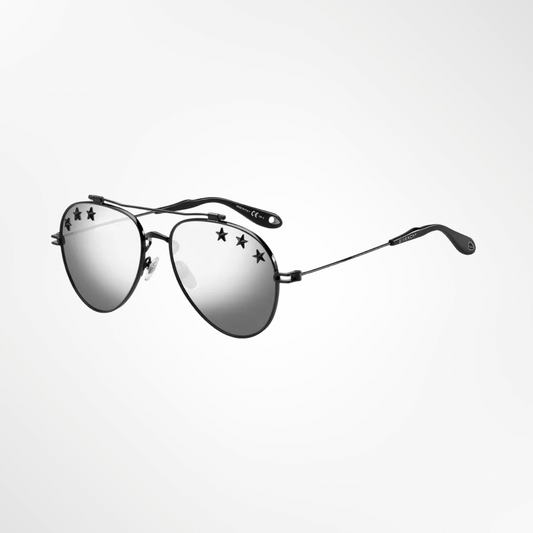 Studded Aviator Sunglasses