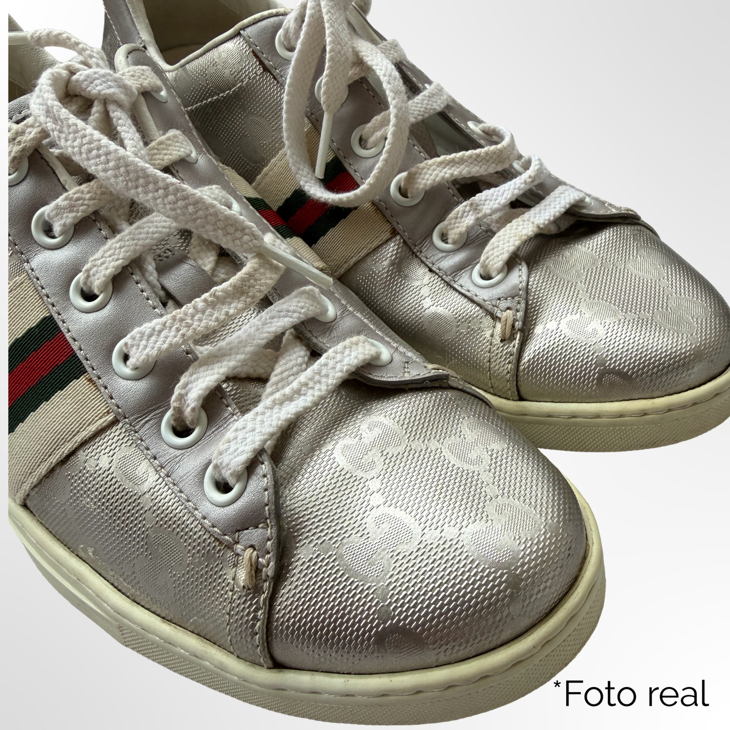 Ace Silver Sneakers - T.36,5/37,5