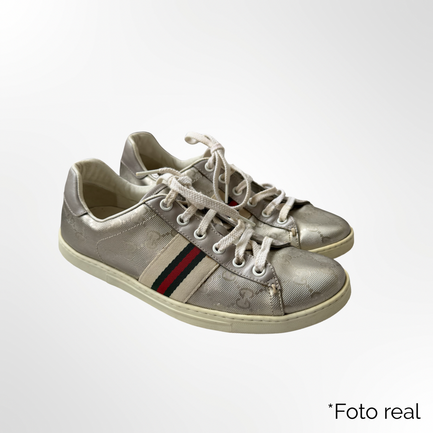 Ace Silver Sneakers - T.36,5/37,5