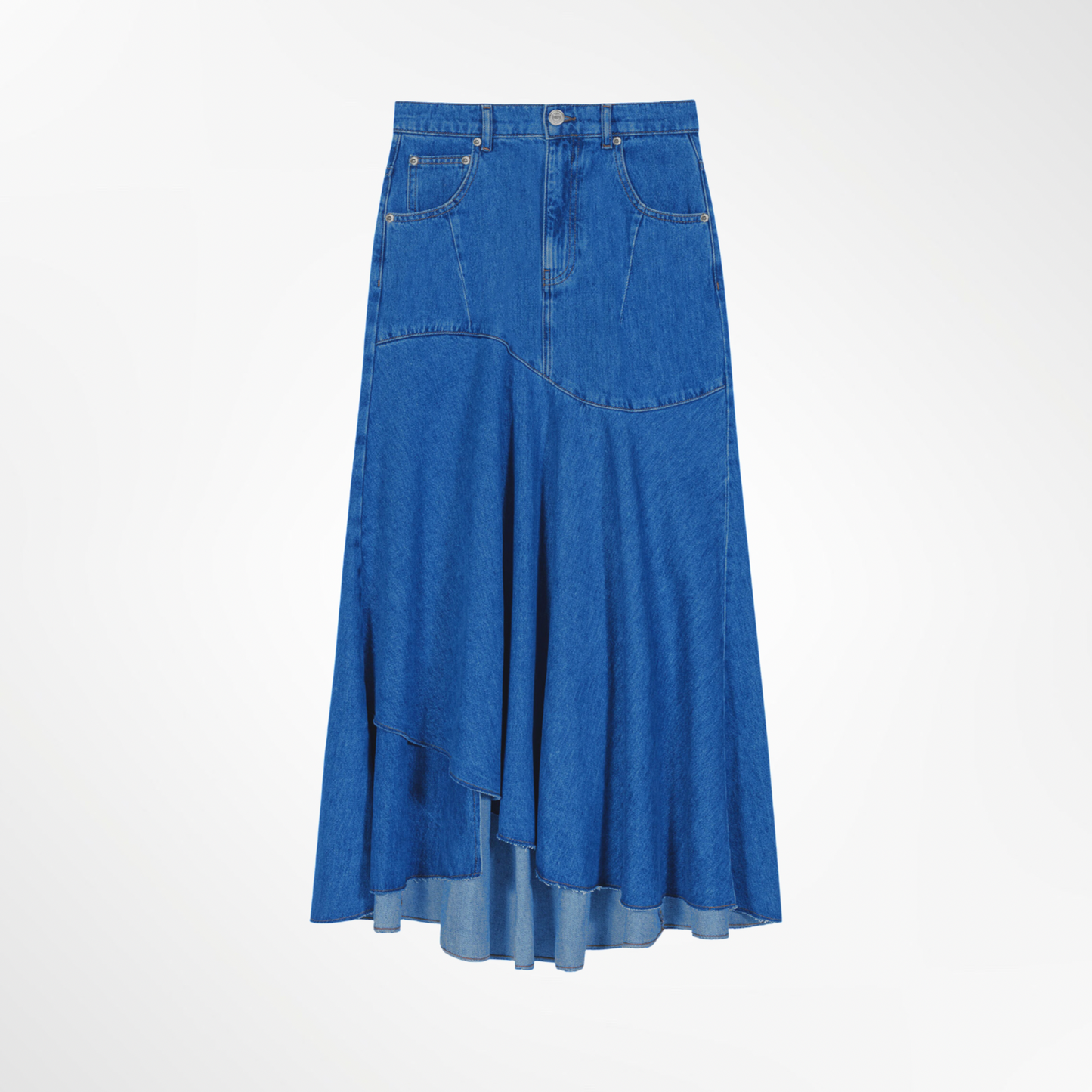 Jondulys Denim Maxi Skirt - T.42