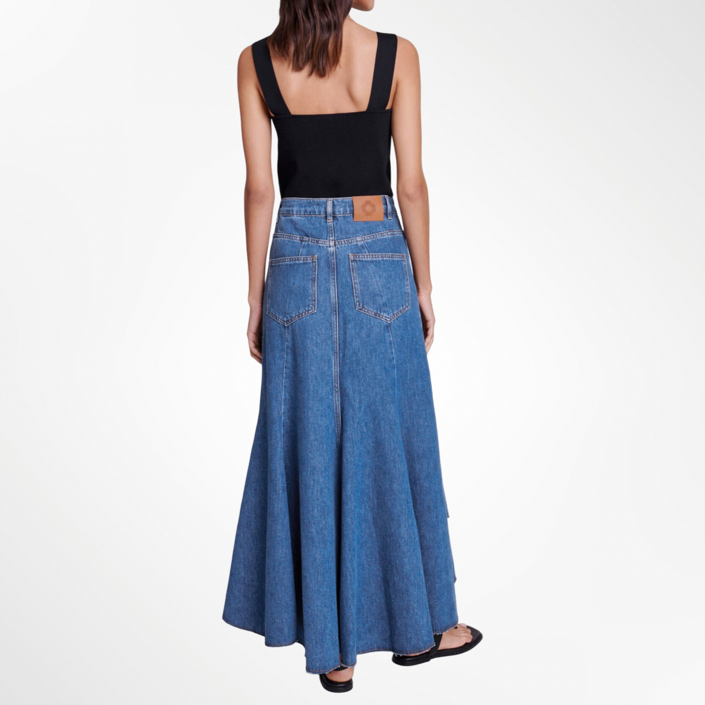 Jondulys Denim Maxi Skirt - T.42