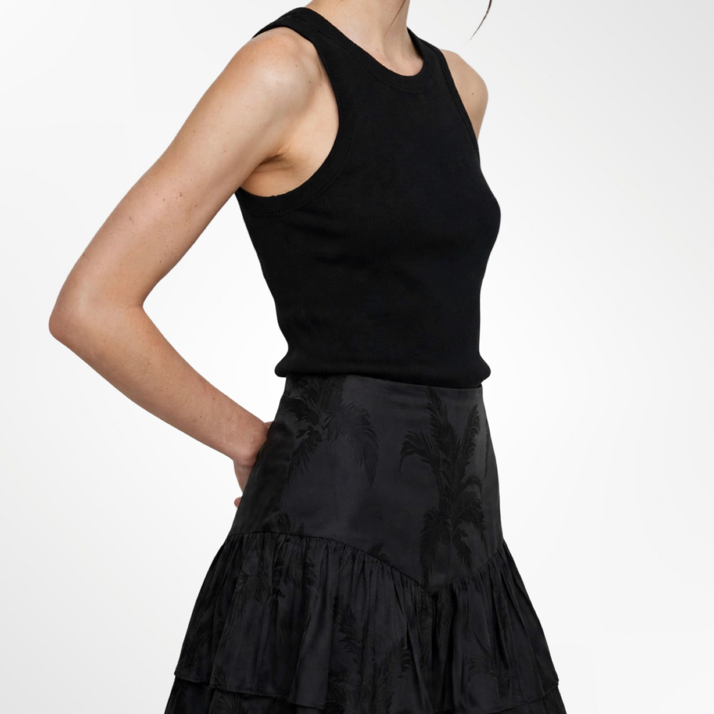 Ruffle Mini Skirt - T.S