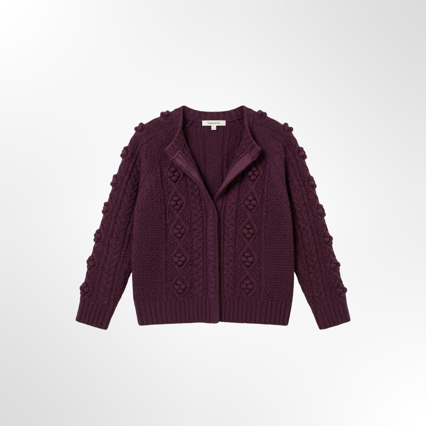 Cardigan Burdeo Wool - T.M