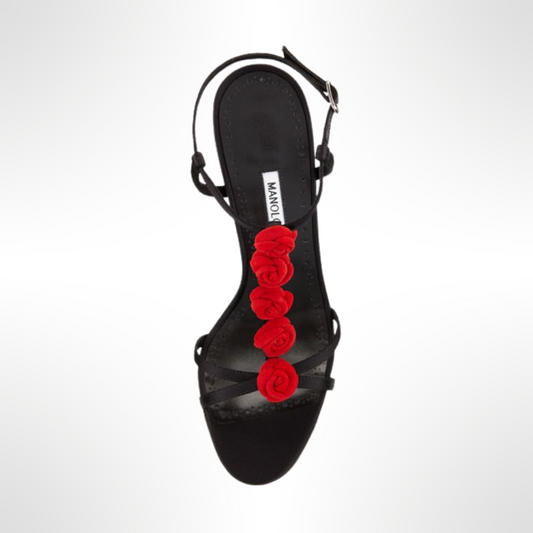 Vitno Satin Rosette Sandal - T.39.5