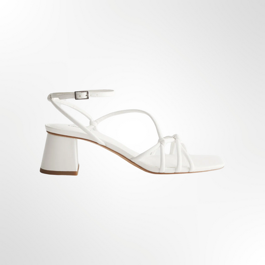 Strappy White Sandals - T.36