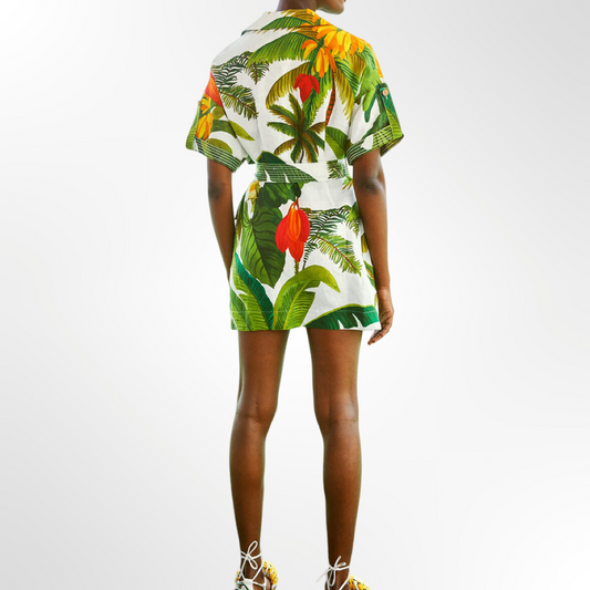 Cocoa Utilitary Mini Dress - T.S