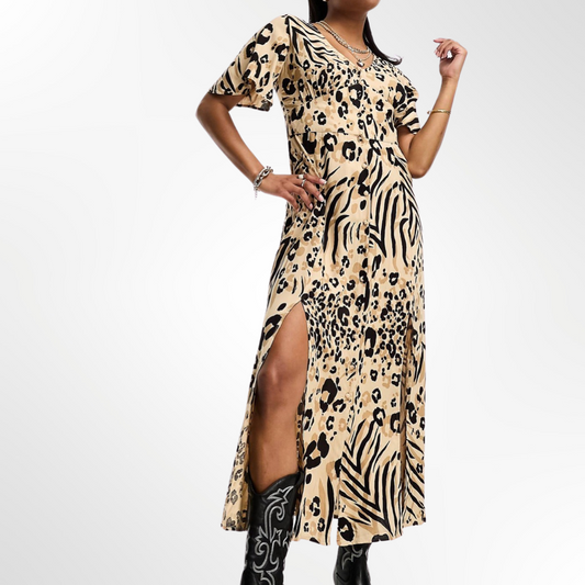 Vestido Animal Print - T.M/L