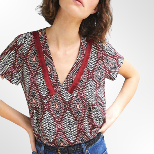 Printed Blouse - T.S