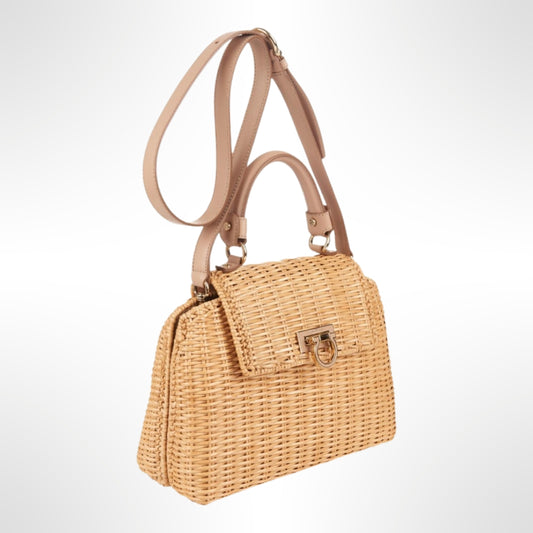 Sofía Natural Straw Tote