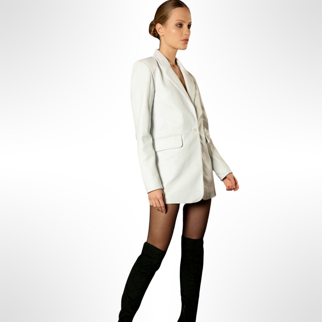 Chaqueta Blazer Eva White - T.L