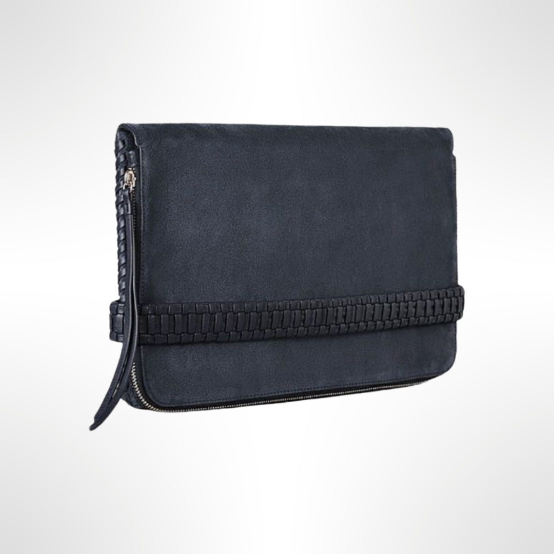 Club Clutch Suede Navy