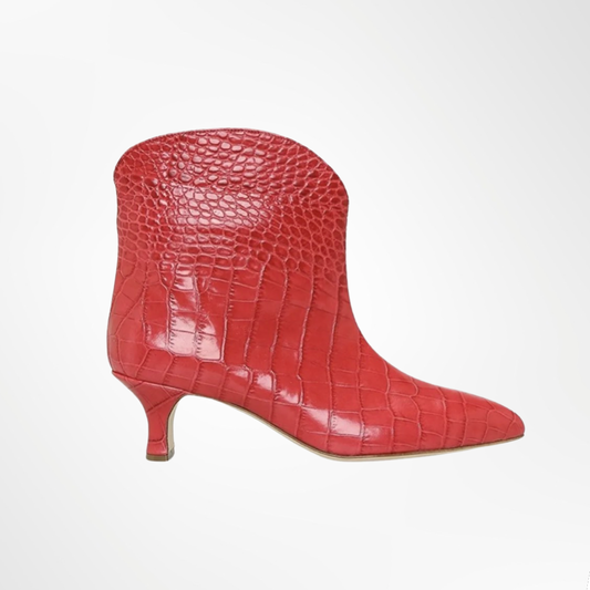 Croco Ankle Boots - T.37
